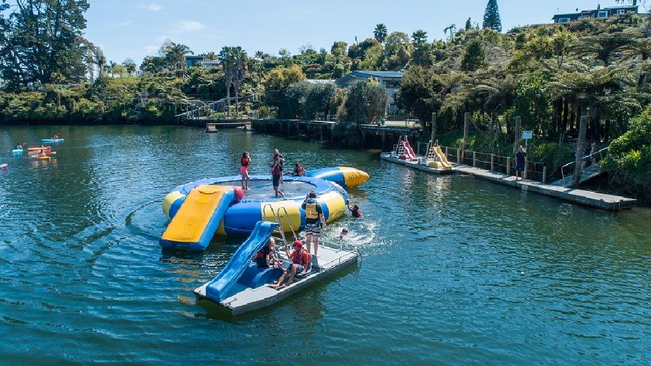 Come and experience a fun filled day at Waimarino, Tauranga’s ultimate water and adventure park!